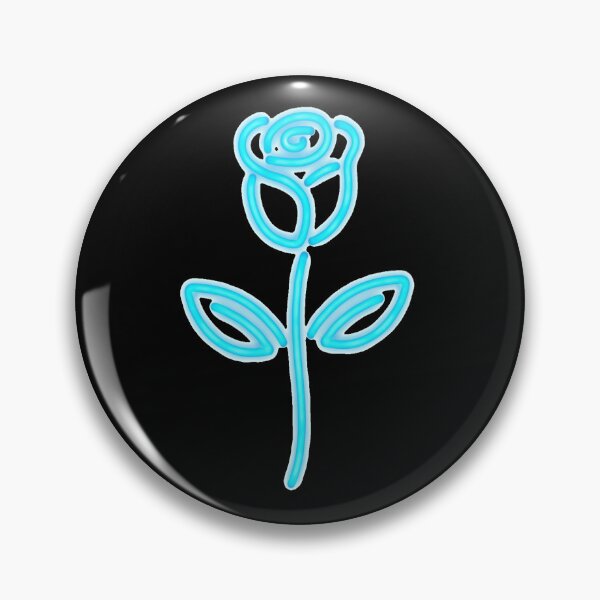 Item preview, Neon Black and Blue Rose designed and sold by Timeknights.