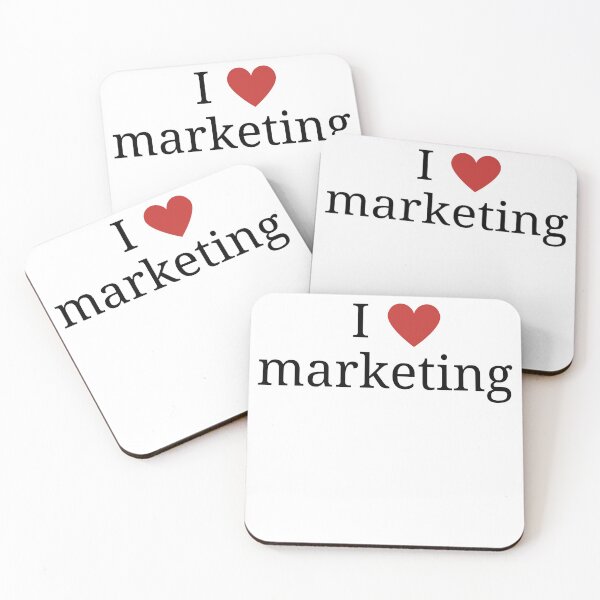 Item preview, I Love Marketing    designed and sold by With Love From Hannah.