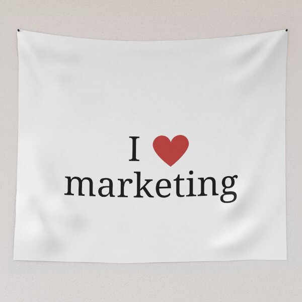 Item preview, I Love Marketing    designed and sold by With Love From Hannah.