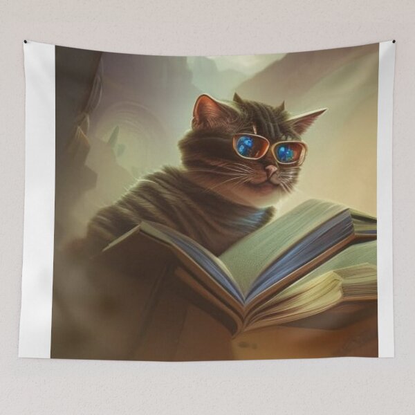Item preview, CAT READING designed and sold by bramasrx.