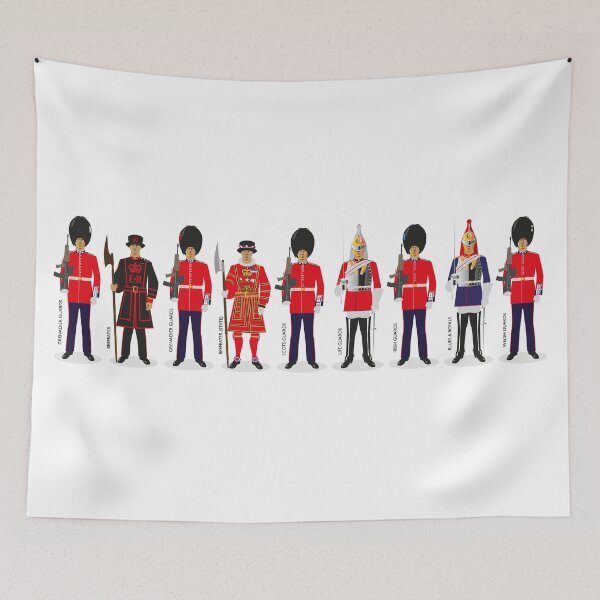 Item preview, Queens Guards designed and sold by Wisdom Art Prints .