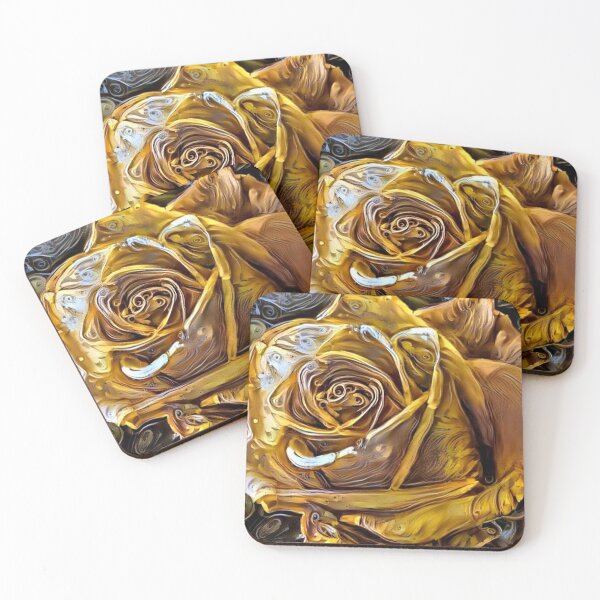Item preview,  AI Enhanced, Swirly Yellow Rose designed and sold by Adorations.