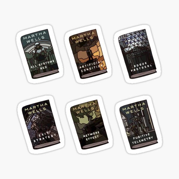 Murderbot Diaries books Sticker