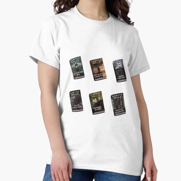Item preview, Murderbot Diaries books designed and sold by lalashellsArt.