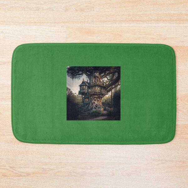 Item preview, Old Growth Cypress Tree in Swamps with Treehouse designed and sold by Bleknervin.