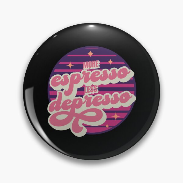 Item preview, More espresso less depresso designed and sold by TheSimpleSloth.