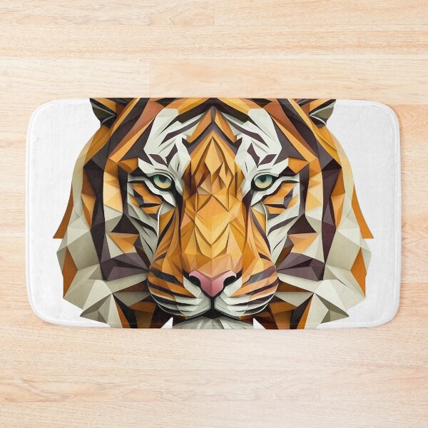 Item preview, Tiger Rainbow A Vibrant and Eye catching Origami Art Piece designed and sold by AstraNovaStudio.