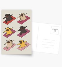 Postales Pugs Warrior