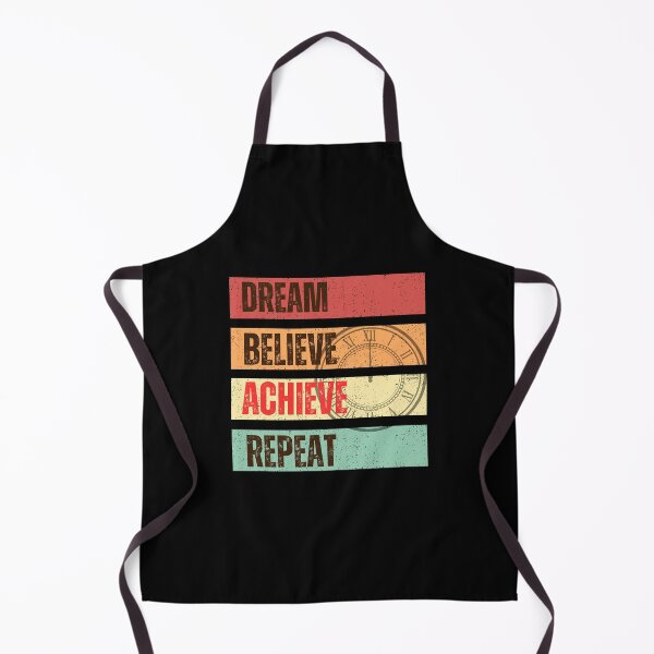 Item preview, Dream Believe Achieve Repeat Retro designed and sold by ZingAndPep.