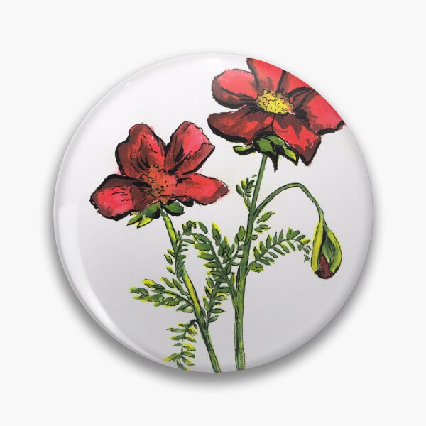 Item preview, watercolor flower red designed and sold by janianna.