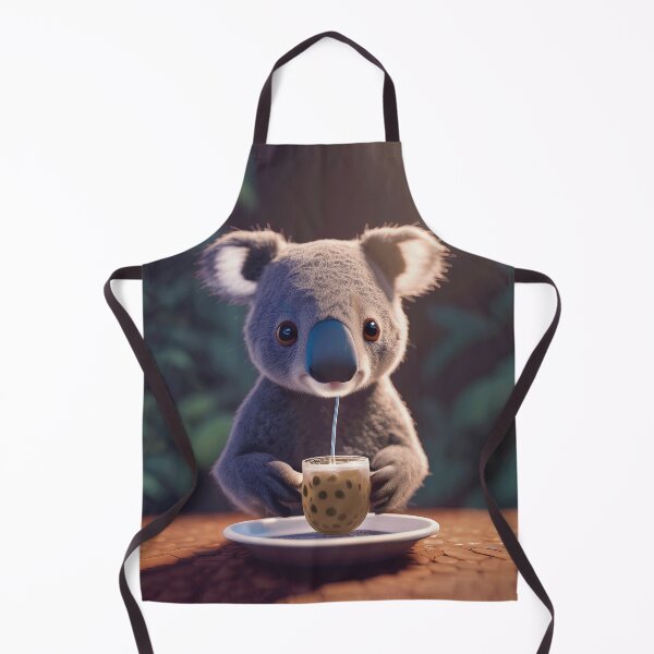 Item preview, Koala with boba bubble tea designed and sold by akwl-design.