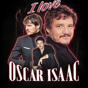 Artwork thumbnail, I Love Oscar Isaac Pedro Pascal Cursed Fan Collage by snazzyseagull