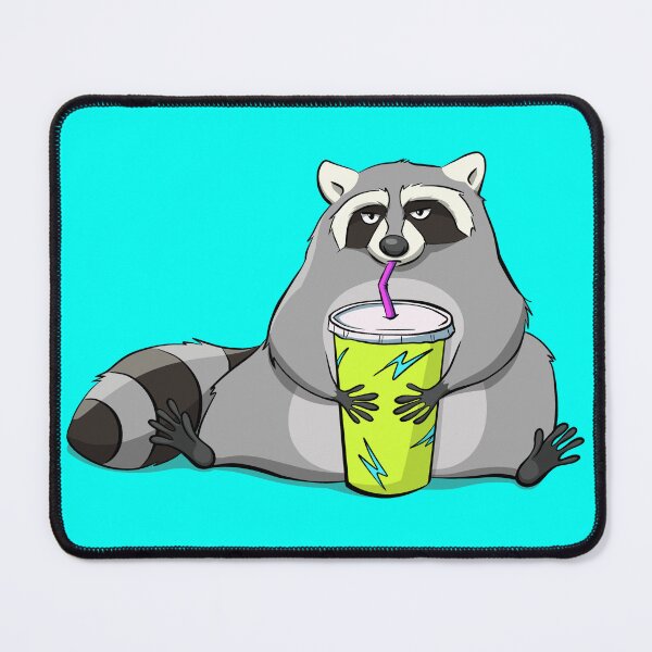 Item preview, Slushie Raccoon designed and sold by ElleMacNeil.