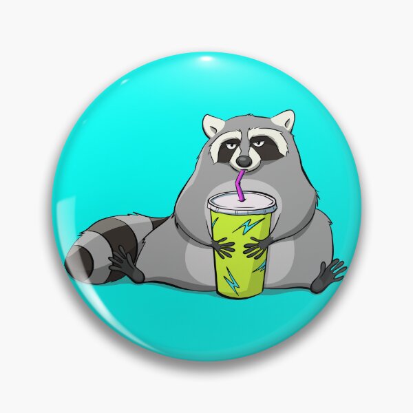Item preview, Slushie Raccoon designed and sold by ElleMacNeil.