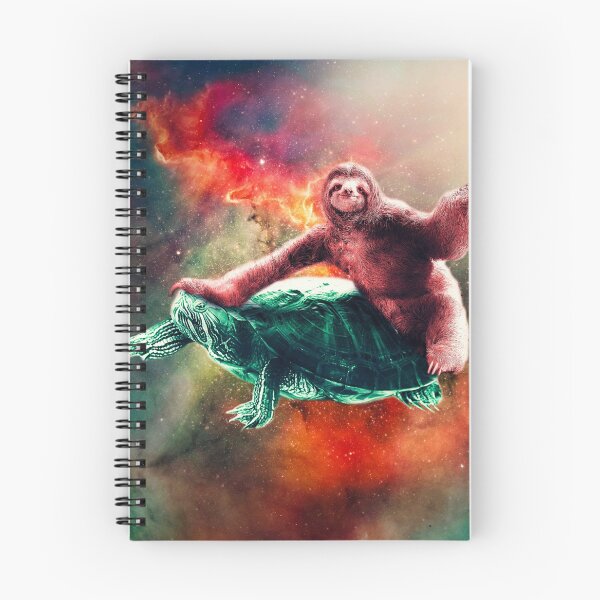 Item preview, Funny Space Sloth Riding On Turtle designed and sold by SkylerJHill.