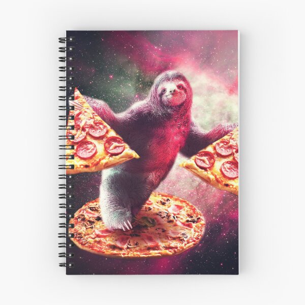 Item preview, Funny Space Sloth With Pizza  designed and sold by SkylerJHill.