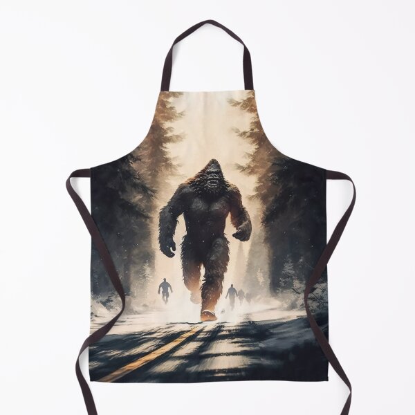 Item preview, Bigfoot hunted, sasquatch running designed and sold by robro31.