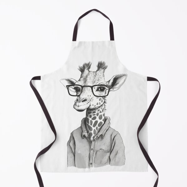 Item preview, Smart Giraffe wear shirt Human Style designed and sold by MaxEXP.