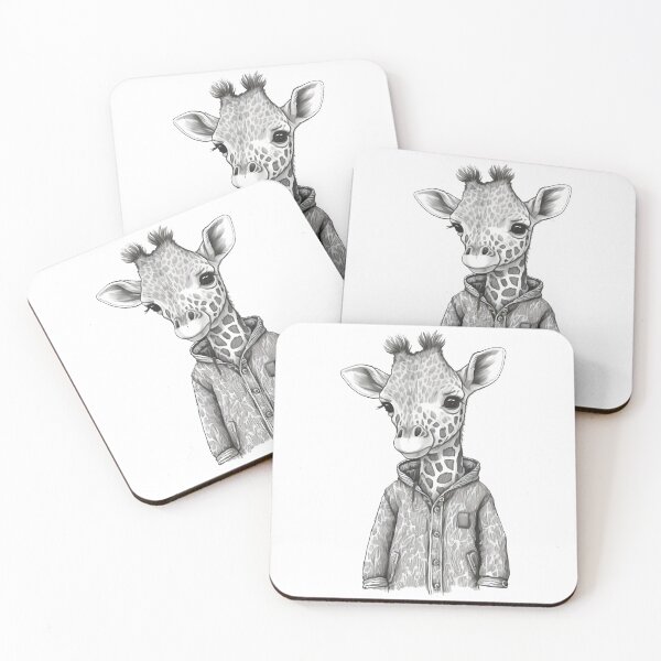 Item preview, Cute Giraffe wear shirt Baby Giraffe Human Style designed and sold by MaxEXP.
