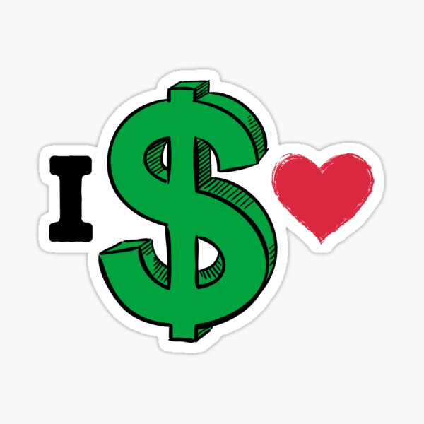 Item preview, I love money designed and sold by kowal11.