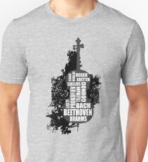 Cello and composers Unisex T-Shirt