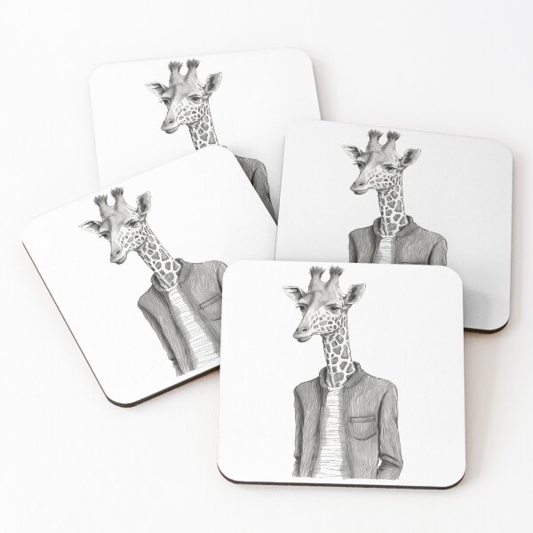 Item preview, Smart Giraffe wear shirt Giraffe Human Style designed and sold by MaxEXP.