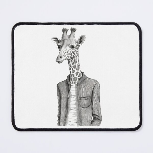 Item preview, Smart Giraffe wear shirt Giraffe Human Style designed and sold by MaxEXP.