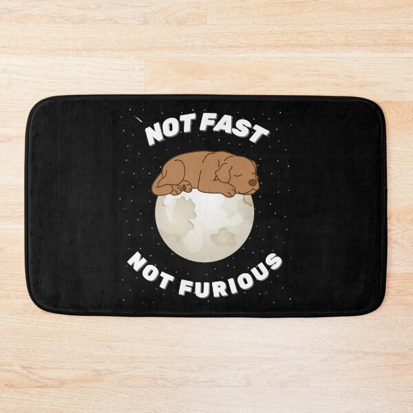 Item preview, Not Fast, Not Furious (English Cocker Spaniel Dog Sleeping on the Moon) designed and sold by ZingAndPep.