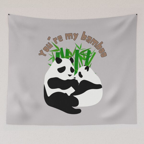 Item preview, You're My Bamboo - Funny Valentine Pun designed and sold by LMoonDesigns.