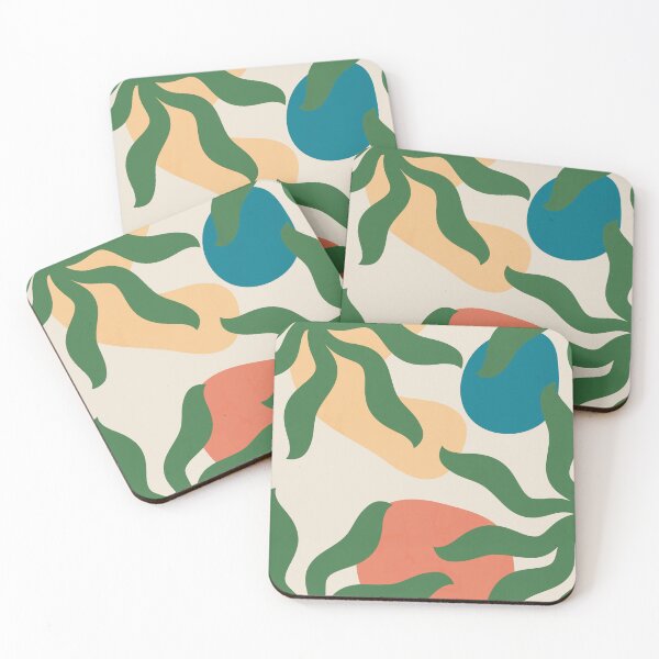 Item preview, Abstract Tropical Leaves designed and sold by technicolorable_art.