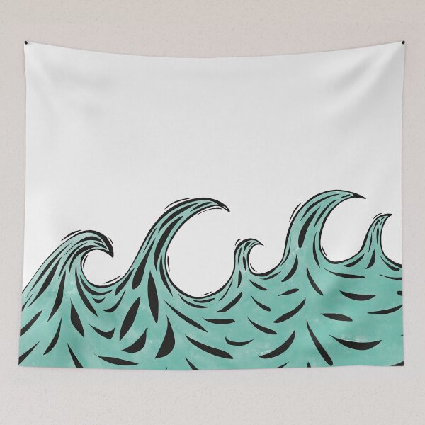 Item preview, Waves Of The Sea designed and sold by PricklyPearfect.