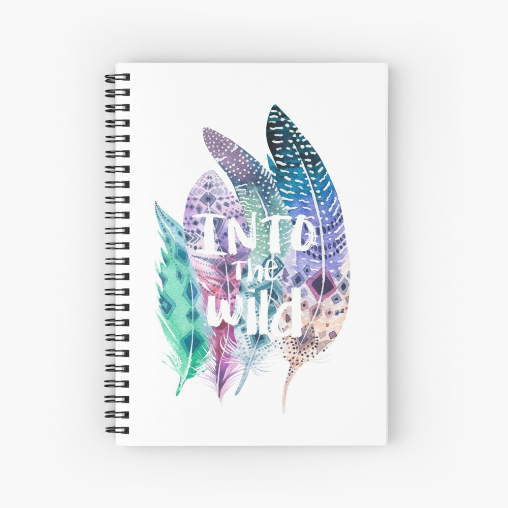 Vista previa del artículo con la obra «Cuaderno de espiral», diseñado y vendido por weloveboho.