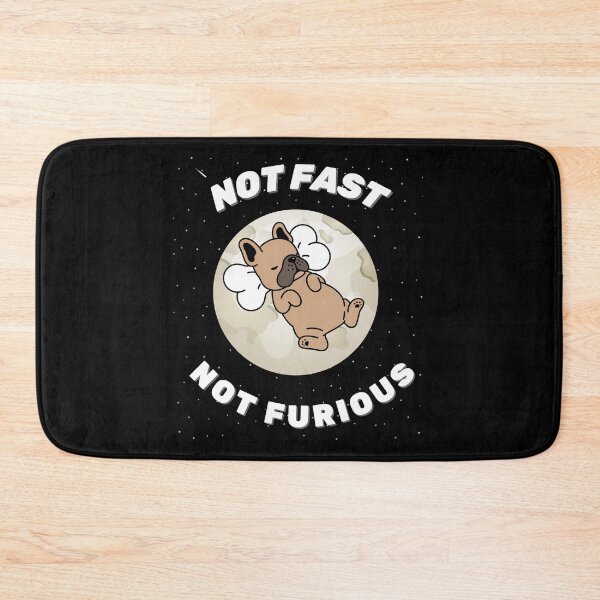 Item preview, Not Fast, Not Furious (Bulldog Sleeping on the Moon) designed and sold by ZingAndPep.