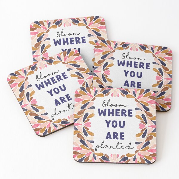 Artikelvorschau, Bloom Where You Are Planted - Blush entworfen und verkauft von RahimaUmmi.