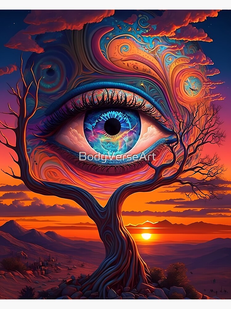 Eye in The Sky spray paint art 2024