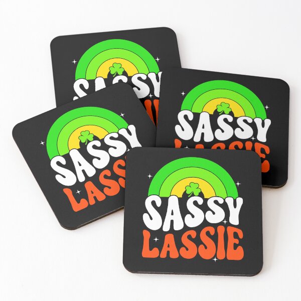 Item preview, Sassy Lassie Funny St. Patricks Day Girls Cute T-Shirt designed and sold by KGN  CREATIVITY.