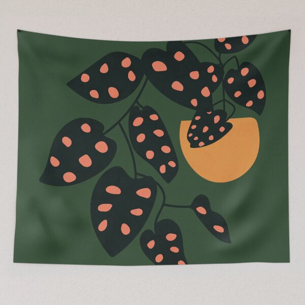 Item preview, Monstera Adansonii Plant Illustration, Boho Art Print, Green Botanical Illustration designed and sold by technicolorable_art.