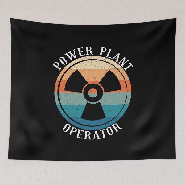 Item preview, Power Plant Operator Retro Vintage Plant Power Distributions designed and sold by StrongShirts.