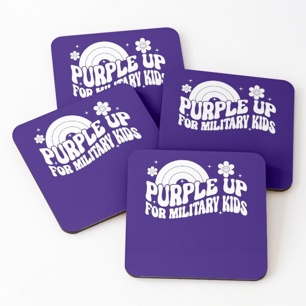 Item preview, Purple Up For Military Kids Rainbow Military Child Month T-shirt designed and sold by KGN  CREATIVITY.