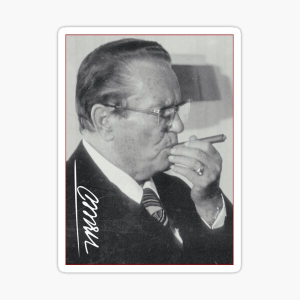 "Josip Broz Tito - Yugoslavia" Sticker by TheCrossroad | Redbubble