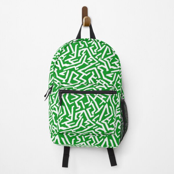 Item preview, Repeat Pattern | Green And White Irregular Maze designed and sold by TMBTM.