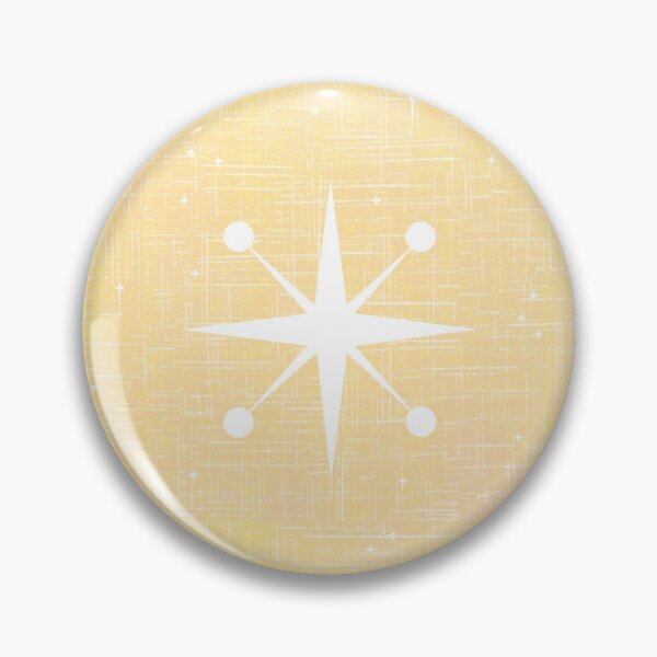 Item preview, Retro Starbursts in Golden Tea designed and sold by StarLiteRetro.