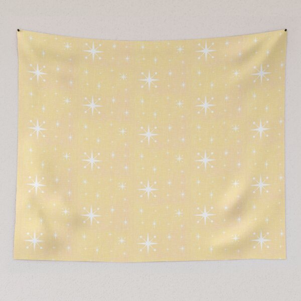 Item preview, Retro Starbursts in Golden Tea designed and sold by StarLiteRetro.