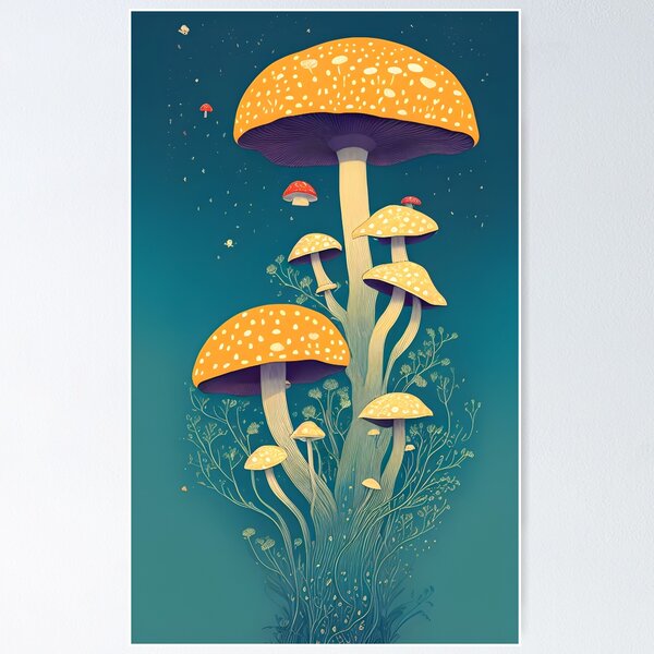 Item preview, Cute mushrooms designed and sold by Illium21.