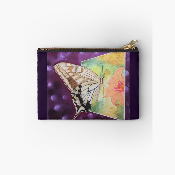 Item preview, Acrylic butterfly and lily painting designed and sold by AtelierSophie.