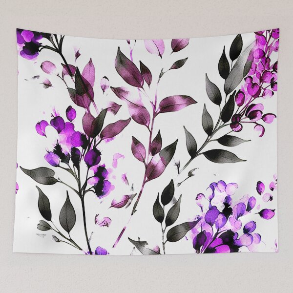 Artikelvorschau, Purple Flowers entworfen und verkauft von artavantgarde.