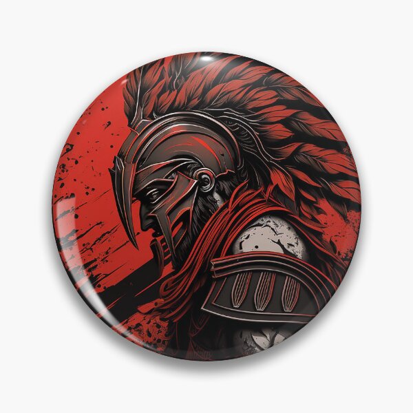 Item preview, Black and Red sparta warrior designed and sold by Lobory.