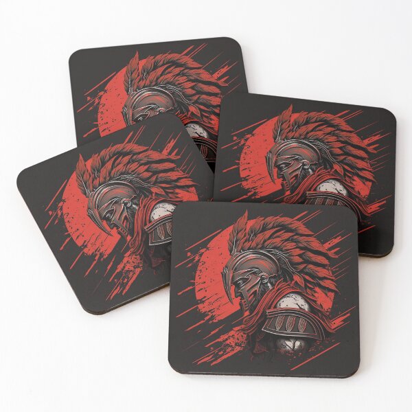 Item preview, Black and Red sparta warrior designed and sold by Lobory.