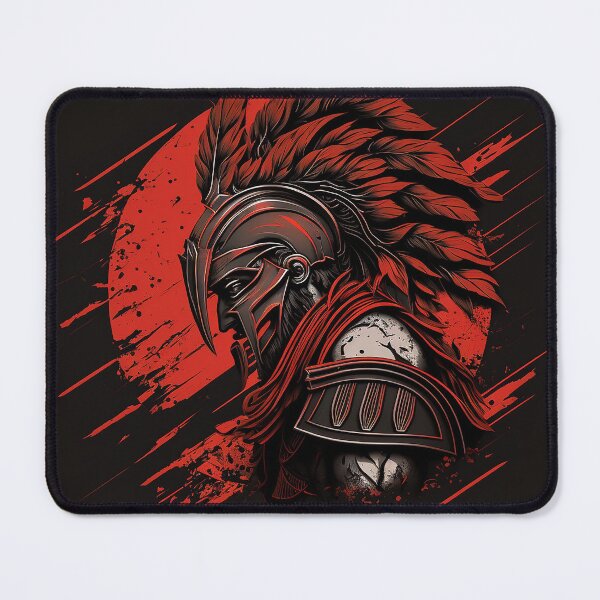 Item preview, Black and Red sparta warrior designed and sold by Lobory.