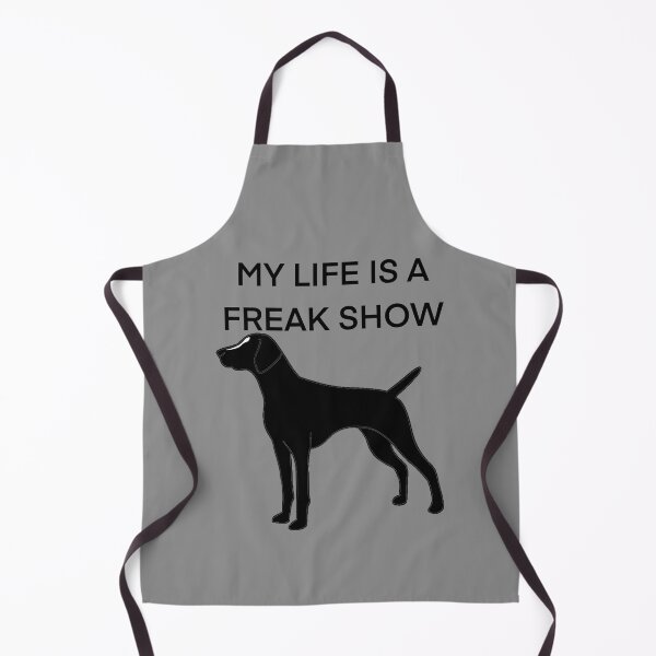 Item preview, My Life Is A Freak Show Black gsp with white face blaze designed and sold by Horsequeenozie.